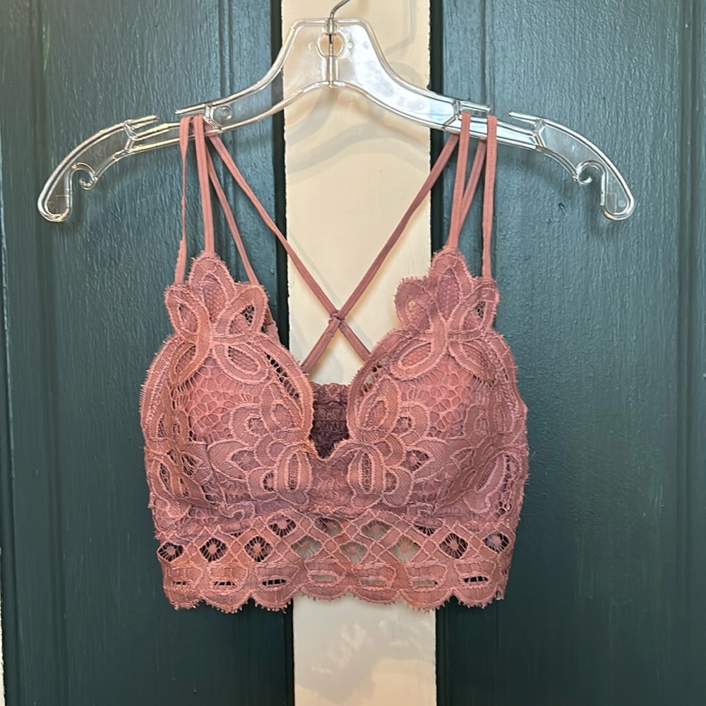 Dusty Rose/Mauve Anemone Bralette